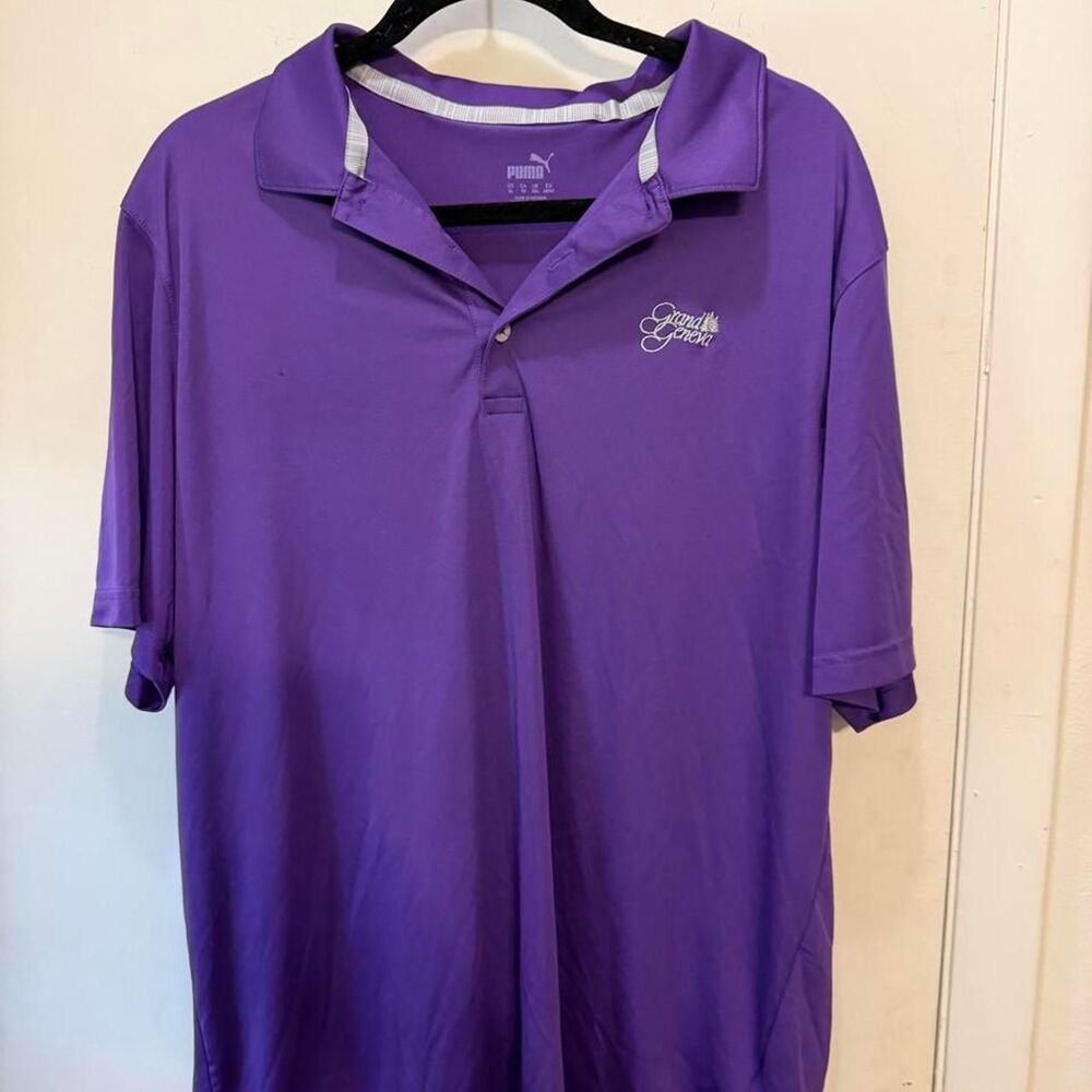 Puma Men's Purple Polo-shirts
